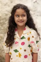 Dětská bavlněná halenka Mini Rodini Space