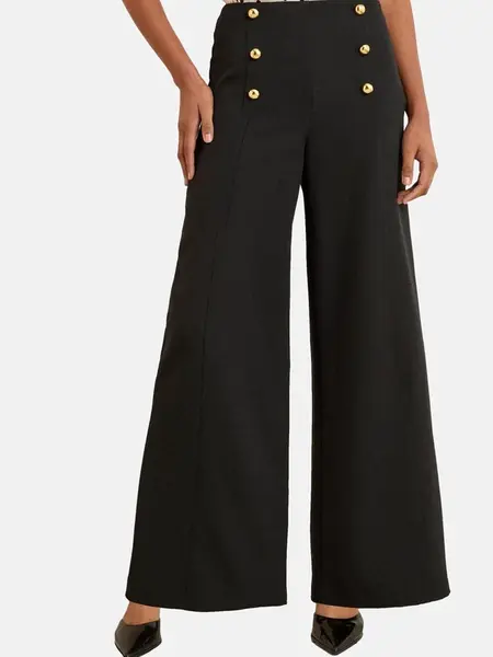 love & roses Nohavice  čierna