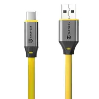 Kabel Tactical Fat Man 2.0 Cable USB-A/USB-C 1m, žlutá