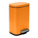 Spirella Spirella pedálový odpadkový kôš akira matná oranžová oceľ 5 l 10.20819