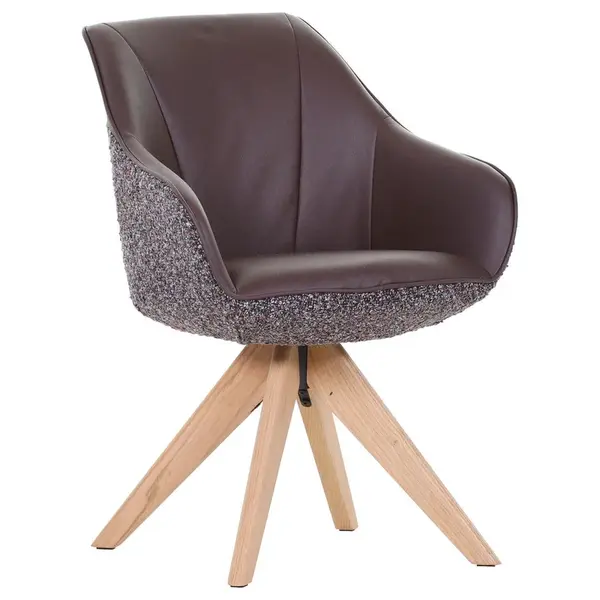 Landscape ŽIDLE S PODRUČKAMI, žinylka, plochá tkanina, purpurová