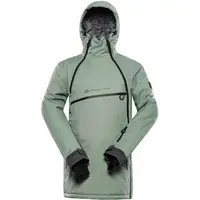 ALPINE PRO OMEQ Pánska lyžiarska bunda, zelená, veľkosť