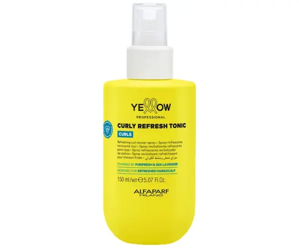 Oživující sprej pro vlnité a kudrnaté vlasy Yellow Professional Curls Curly Refresh Tonic - 150 ml + dárek zdarma