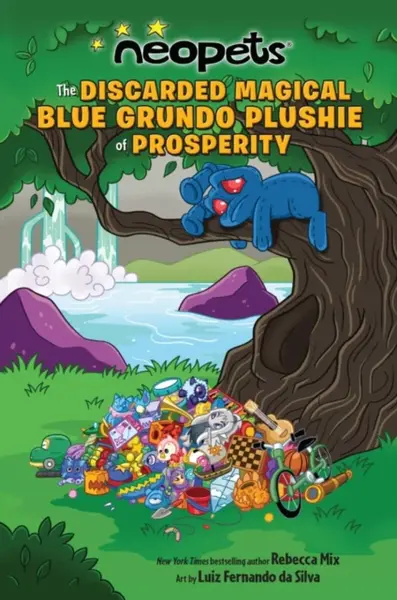 Neopets: The Discarded Magical Blue Grundo Plushie of Prosperity - Mix Rebecca
