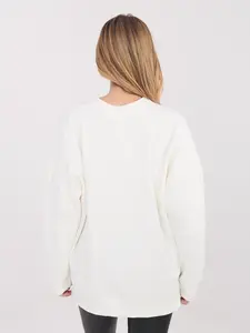 Dámska mikina v ecru farbe