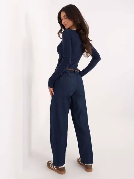 Dámske jednofarebné nohavice