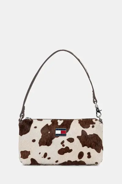 Kožená kabelka Tommy Jeans