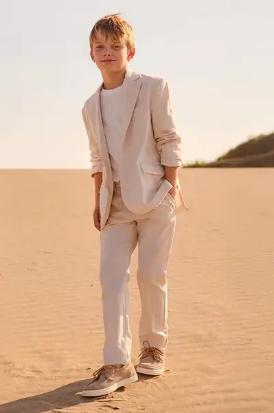 Detské nohavice s prímesou ľanu Mayoral