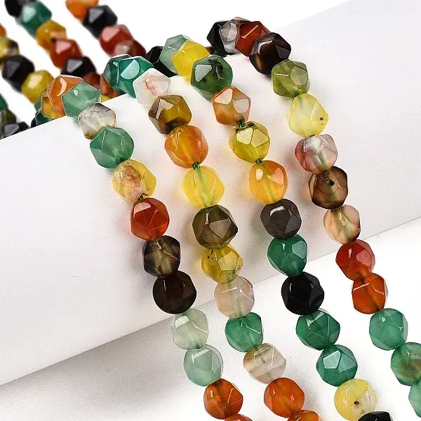 Natural Agate(Dyed) Beads Strands