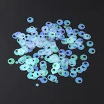 250Pcs Iridescent PVC Paillette/Sequin Links