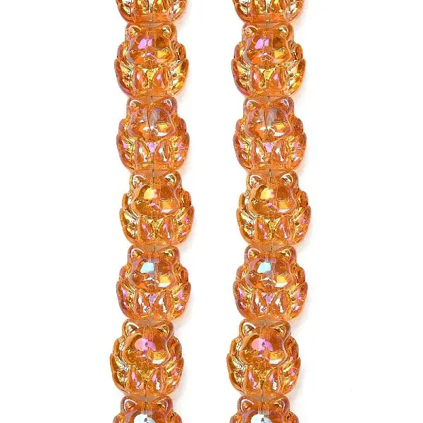 Electroplate Glass Bead Strands