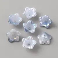 Opaque Acrylic Bead Caps