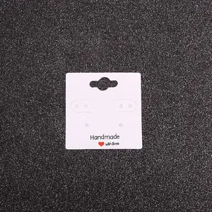 Square Paper Earring Display Cards
