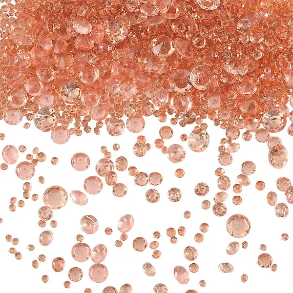 6300Pcs Acrylic Rhinestone Pointed Back Cabochons