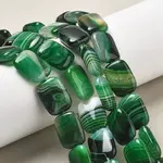 Natural Banded Agate Beads Strands