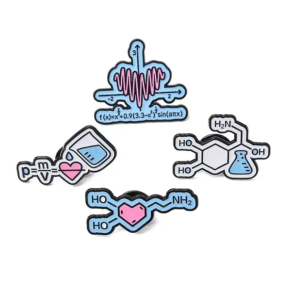 Scientific Symbol Enamel Pins