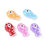 Printed Opaque Acrylic Beads