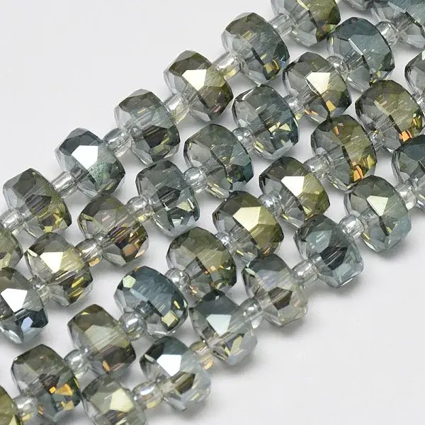 Electroplate Glass Beads Strands