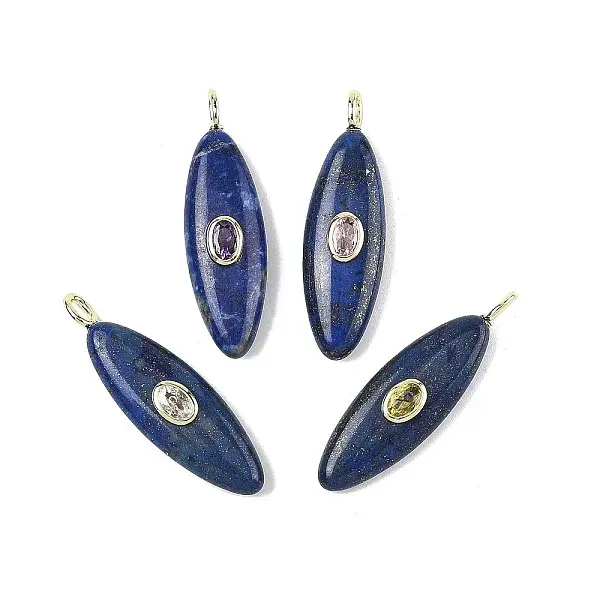 Dyed Natural Lapis Lazuli Pendants
