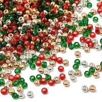 4 Colors 8/0 Christmas MIYUKI Round Rocailles Seed Beads