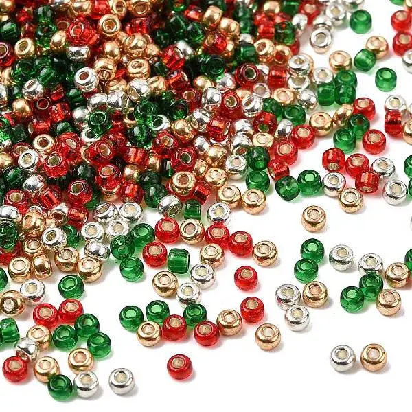 4 Colors 8/0 Christmas MIYUKI Round Rocailles Seed Beads