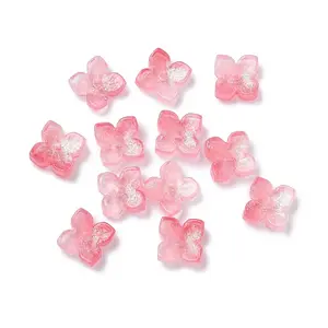 Dyed & Heated Glass Bead Caps