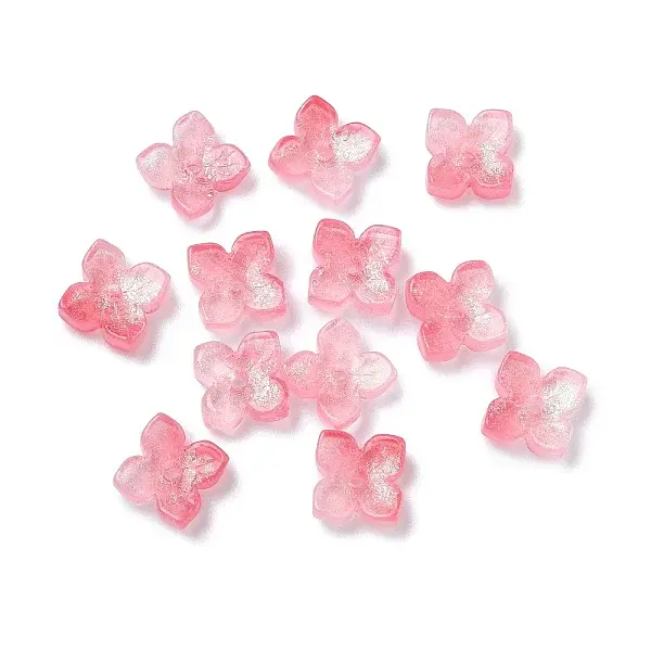 Dyed & Heated Glass Bead Caps