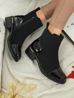 Resti Athena dámske členkové topánky čierne