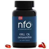 NFO Omega-3 krilový olej s astaxantinem měkké gely