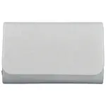 Dámska listová kabelka strieborná - Delami Estyna