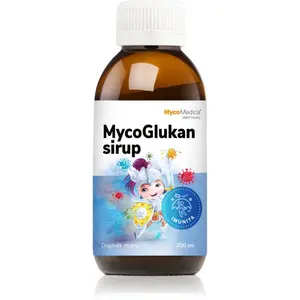 MycoMedica MycoGlukan sirup s extrakty z vitálních hub pro děti 200 ml