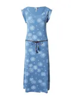 Ragwear Letné šaty 'TAGG'  dymovo modrá / biela