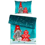 Novel POVLEČENÍ, satén, petrolej, 140/200 cm