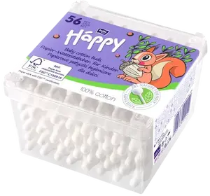 BELLA Happy dětské tyčinky do uší 56 ks