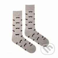 Ponožky Fúzač šedý S (Unisex veľkosť S (veľkosť 35-38))