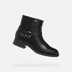 Black women's ankle boots Geox Felicity ABX - Women's