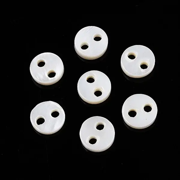Natural Freshwater Shell Buttons