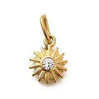 304 Stainless Steel Rhinestone Charms