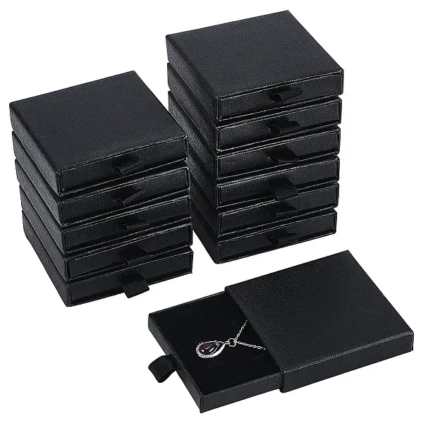Cardboard Jewelry Set Storage Drawer Boxes