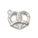 Brass Micro Pave Cubic Zirconia Pendants