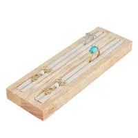 2-Slot Wood Ring Displays