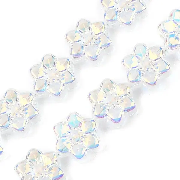 Electroplate Glass Beads Strands