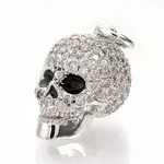 Brass Micro Pave Cubic Zirconia Pendants