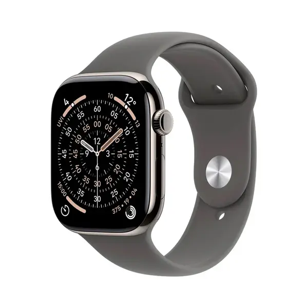 Apple Watch 11 42 mm titan, sportovní řemínek M/L chytré hodinky