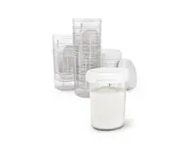 Suavinex Skladovací pohárky na pevné pokrmy a tekutiny 200 ml 10 ks