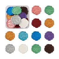 20Pcs 10 Colors Adhesive Wax Seal Stickers