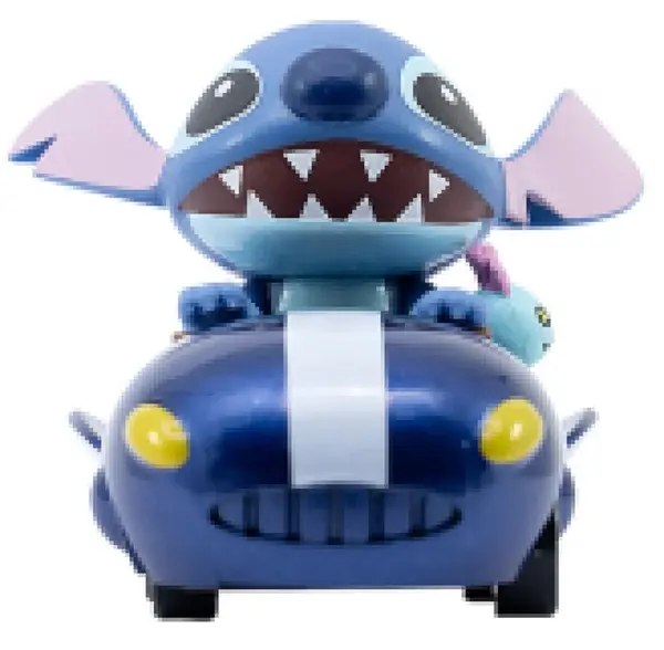 Stitch Zoom Hero figurky - Tmavě modré auto