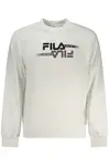 Bílá mikina FILA bez kapuce