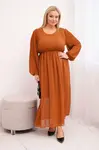 Kesi Włoski Plus Size plisované šaty