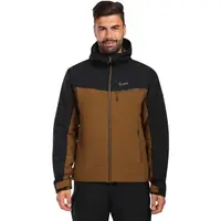 KILPI FLIP Pánská lyžařská bunda, hnědá, velikost